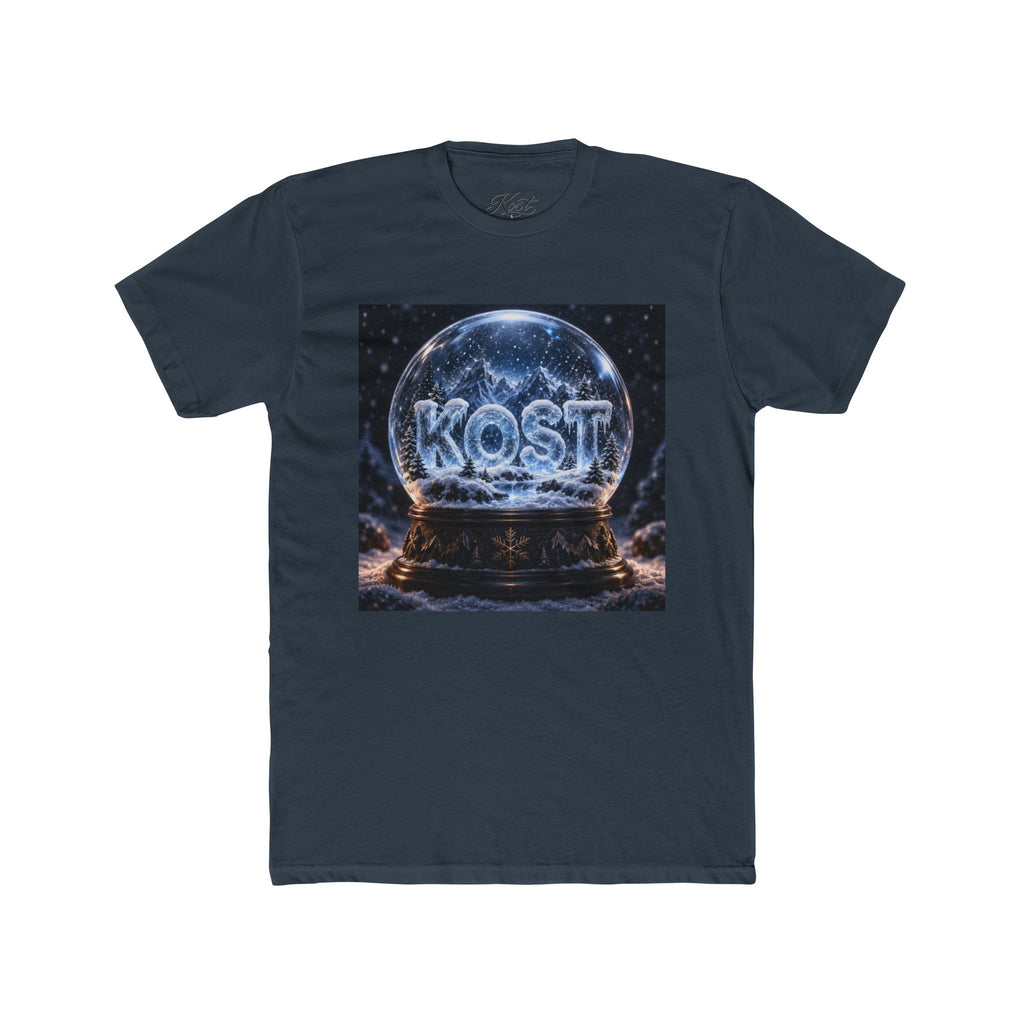 KOST Snow Globe Graphic Tee — Vintage Holiday Winter Scene T-Shirt