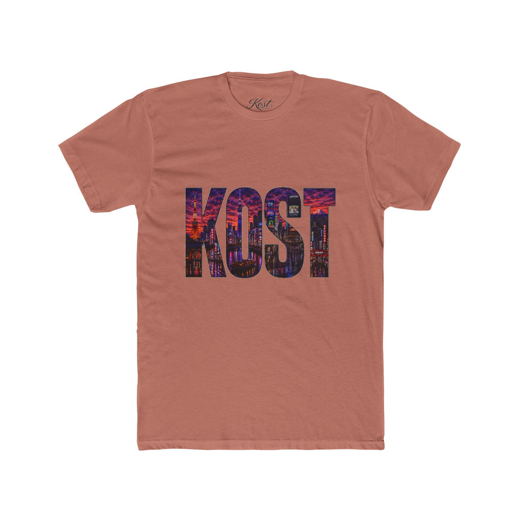 KOST Graphic Tee — Bold Cityscape Lettering T‑Shirt