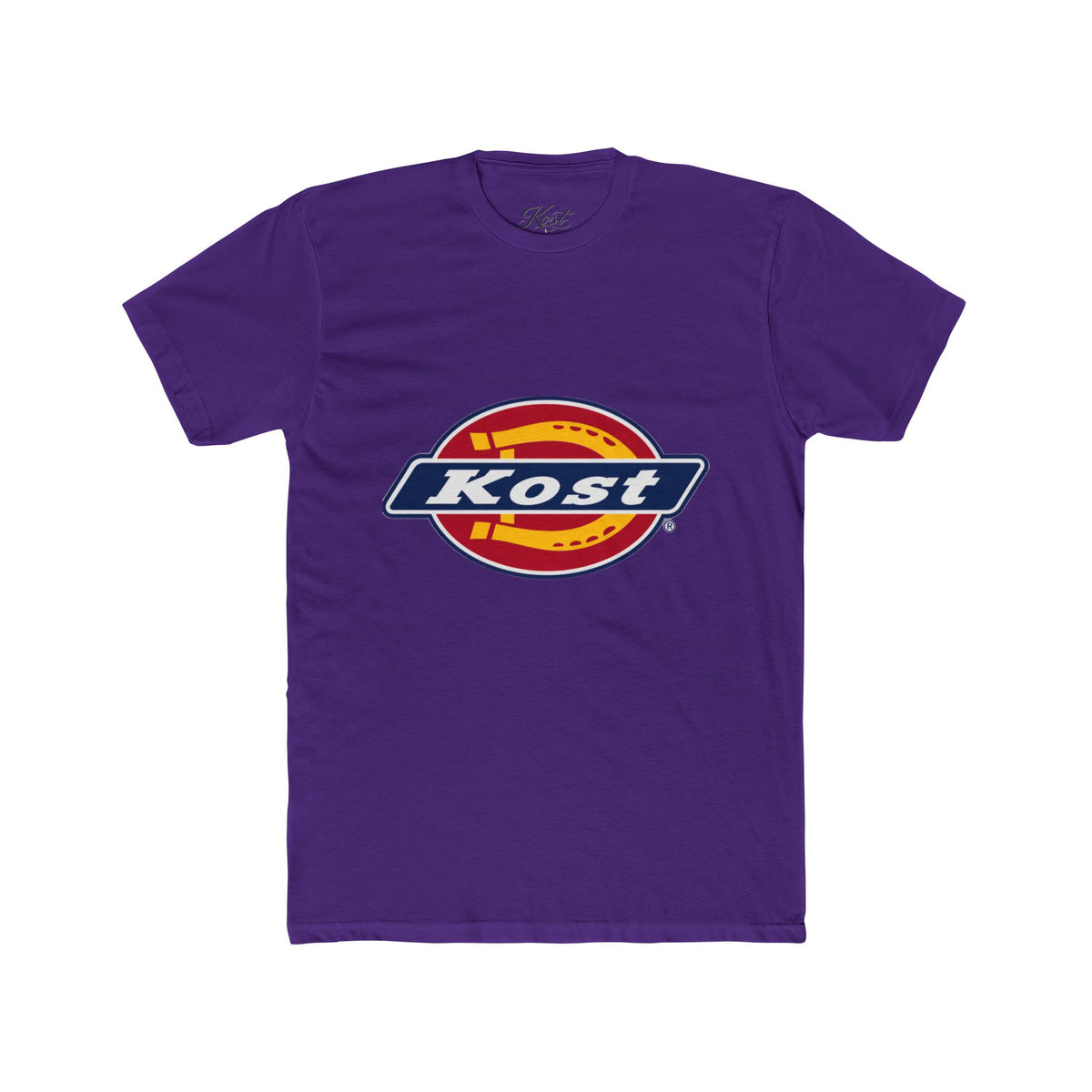 Kost Logo Tee — Retro Circular Logo Cotton T‑Shirt