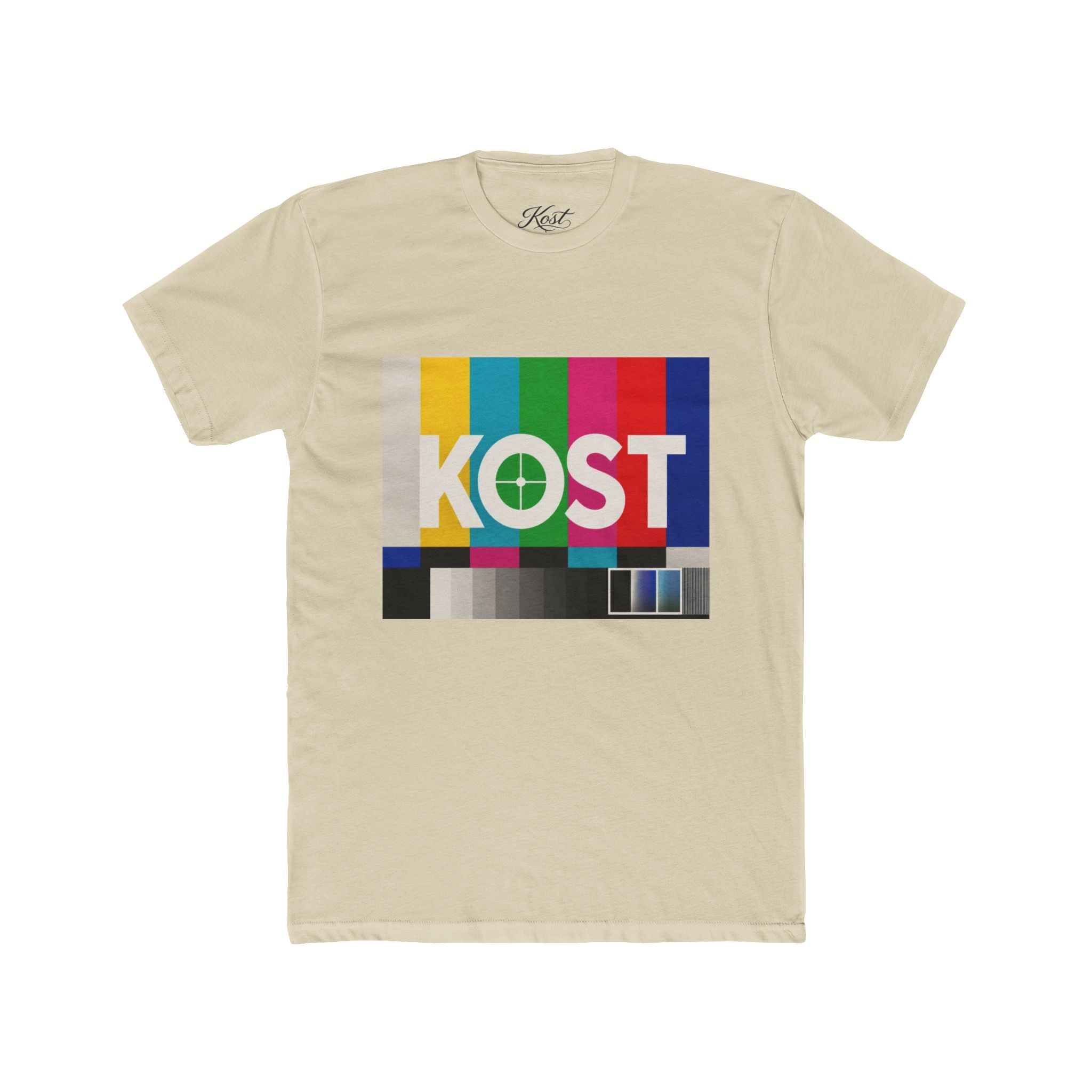 KOST Vintage TV Test Pattern Tee — Retro Broadcast Graphic T-Shirt