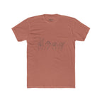 ASL Love Line Art Tee — "LOVE" Fingerspelling Cotton T‑Shirt