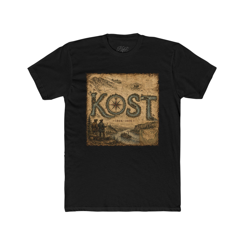 Vintage Compass 'KOST' Crew Tee - Nautical Adventure T-Shirt