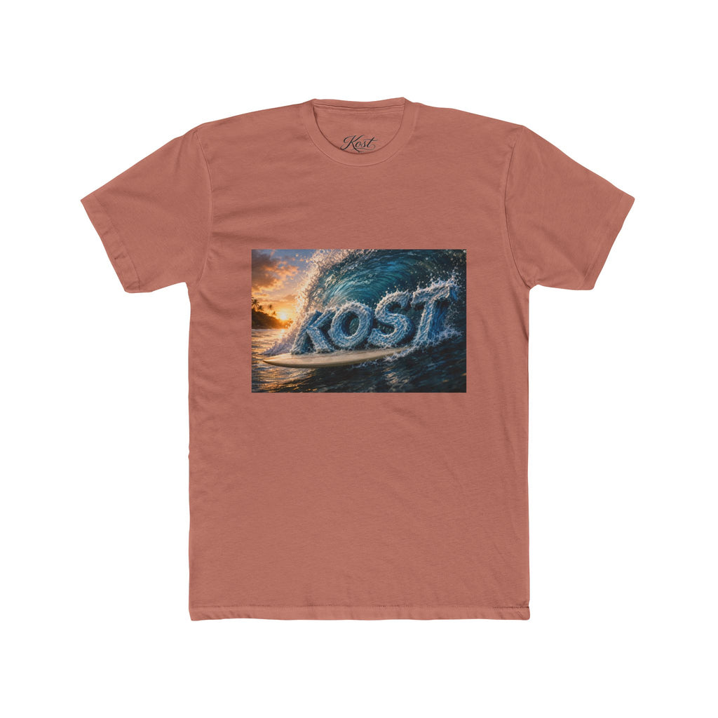 Kost Ocean Wave Graphic Tee — Sunset Surf Crew Shirt