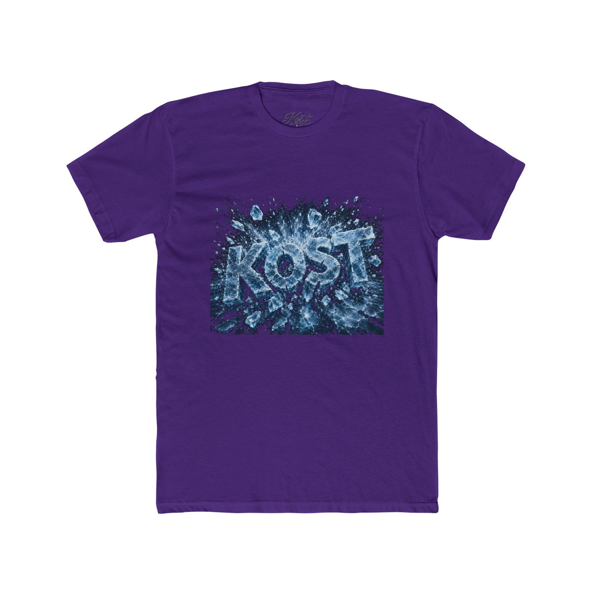 KOST Abstract Blue Graphic Cotton Crew Tee