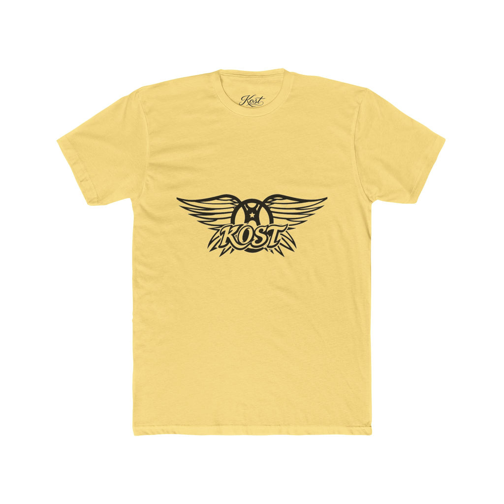 Winged Soccer Emblem Tee — "Kost" Graphic Crewneck