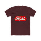Kost Logo Tee — Retro Red Script Graphic T-Shirt