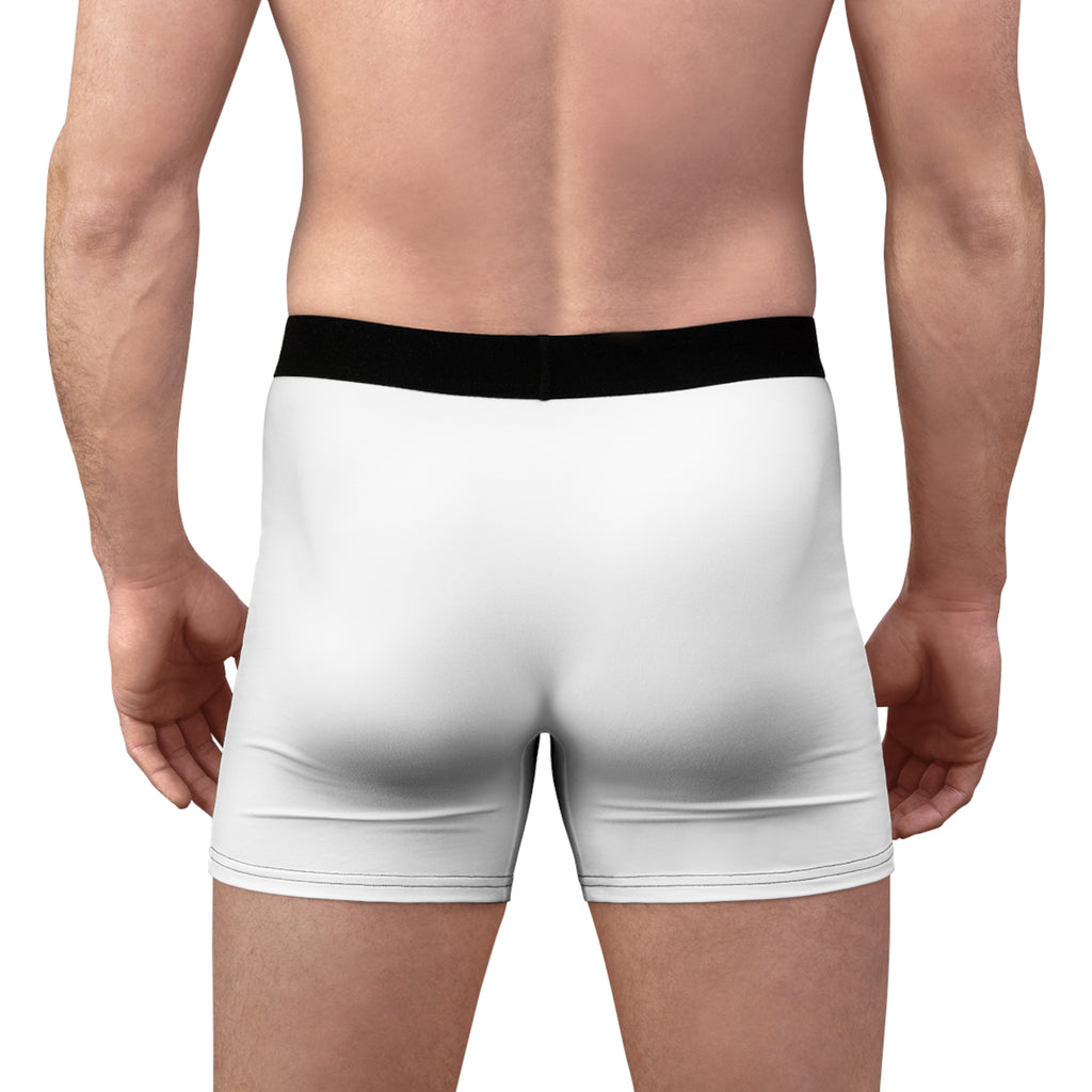 Men’s Boxer Briefs – White Minimalist KOOT Design