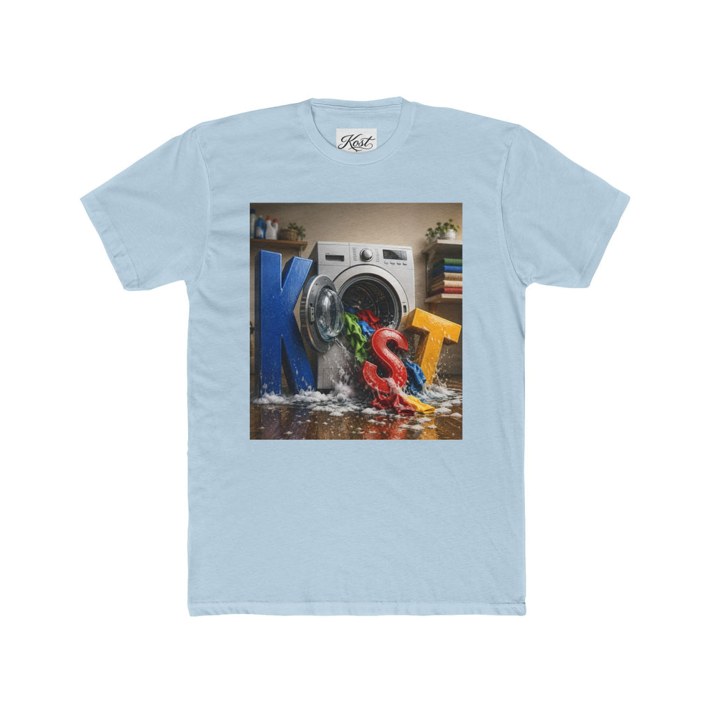 T‑Shirt — Colorful 'Lost Socks' Washing Machine Graphic Tee