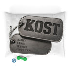 K9 Military Dog Tag Pet Bed
