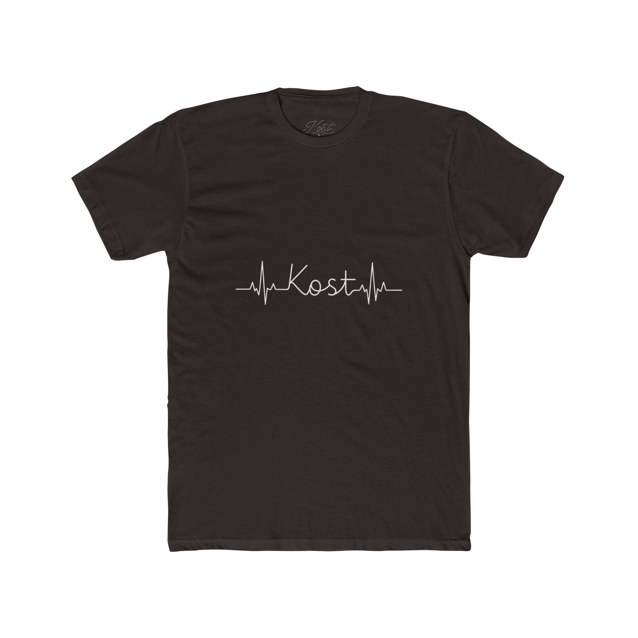 Kosta Heartbeat Tee — Minimal Name ECG Graphic T-Shirt