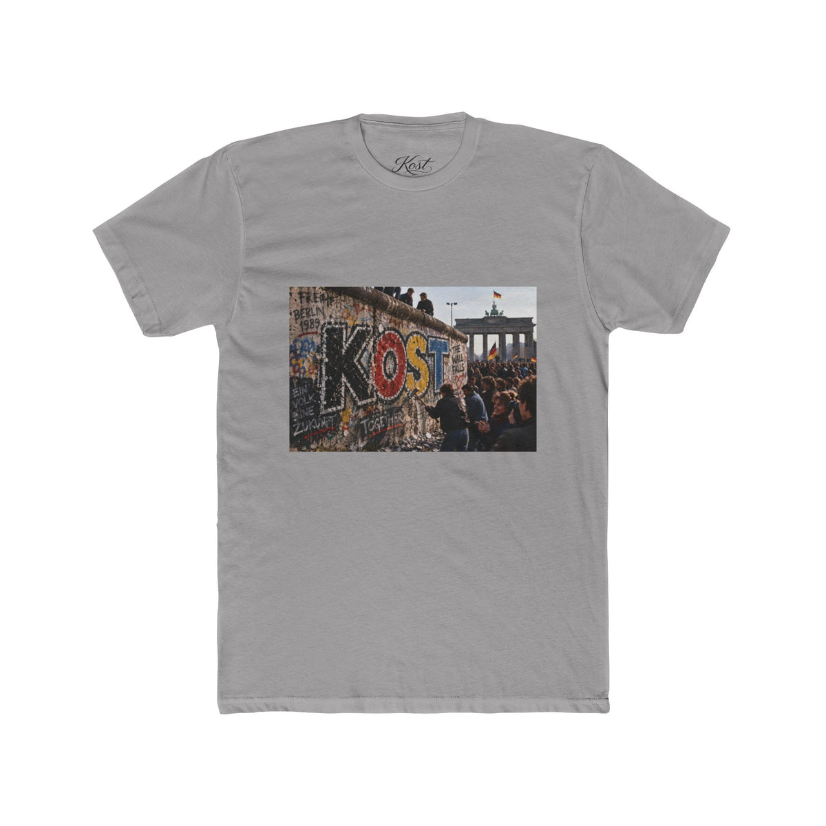 Berlin Wall Photo Tee — 'KOST' Street Art Crew Shirt