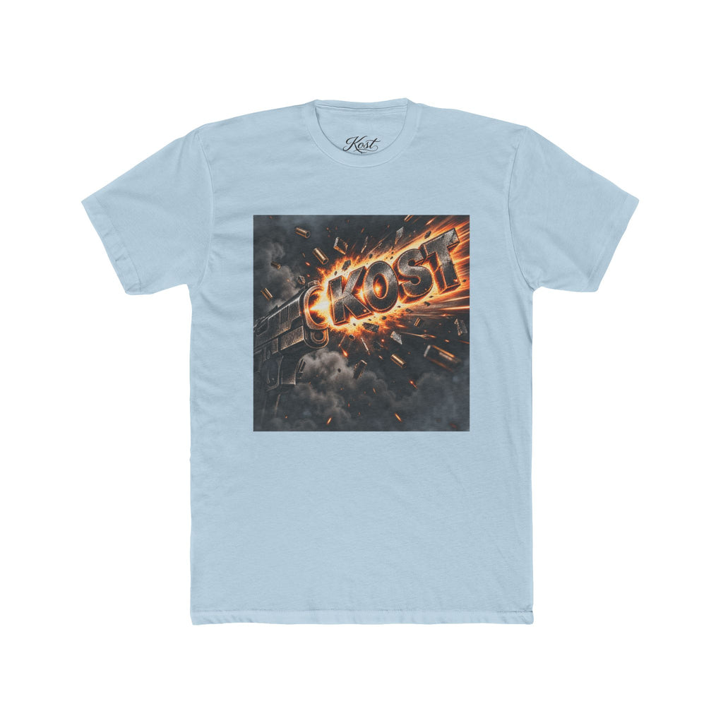 Meteor Fire Logo Tee — 'KOST' Explosive Graphic T-Shirt