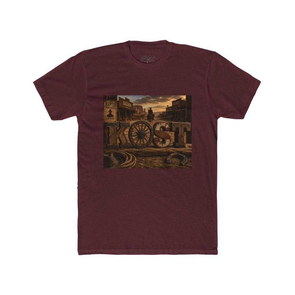 Vintage Industrial Steampunk Cityscape Graphic T-Shirt