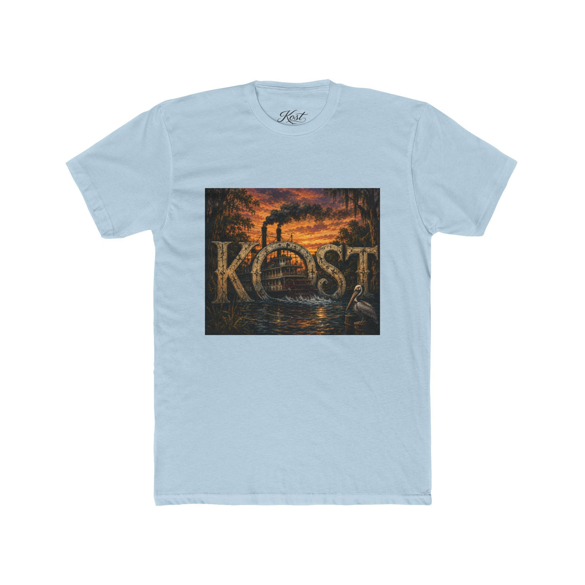 Köst Sunset Steam Tee — Vintage Riverboat Graphic T-Shirt