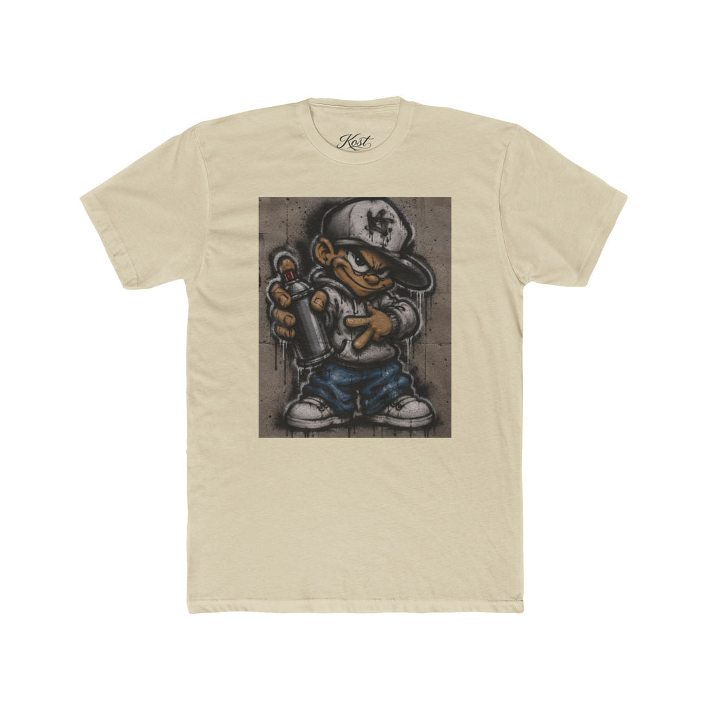 Graffiti Kid Tee — Urban Street Art Cartoon T-Shirt