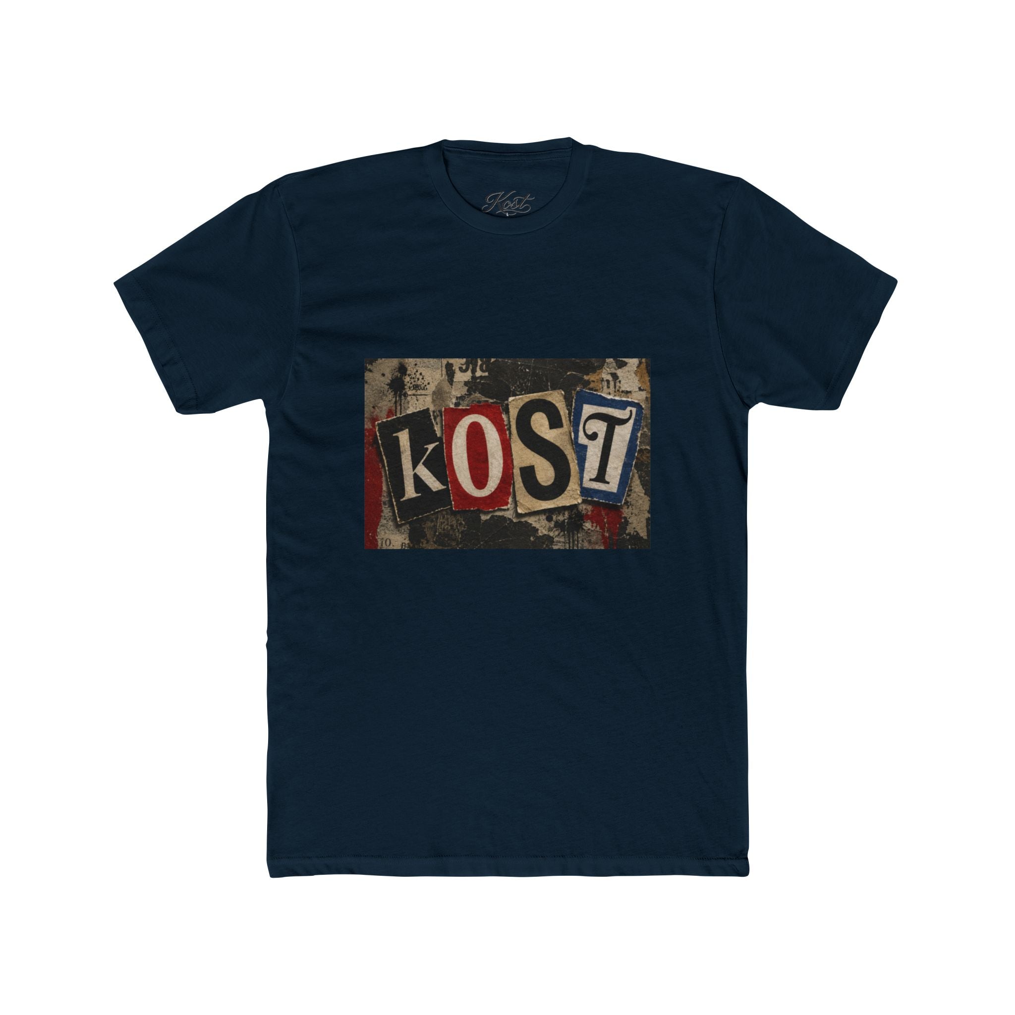 KOST Vintage Collage Tee — Retro Ransom-Style Graphic T-Shirt