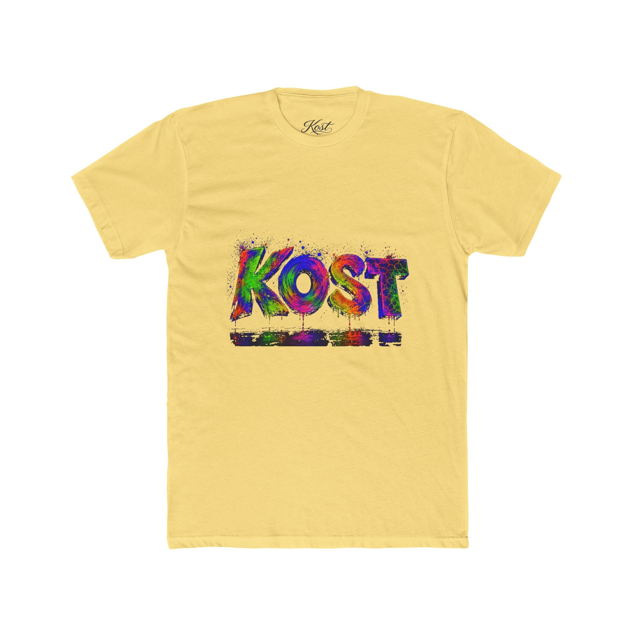KOST Color-Splatter Tee — Retro Graffiti Graphic T-Shirt