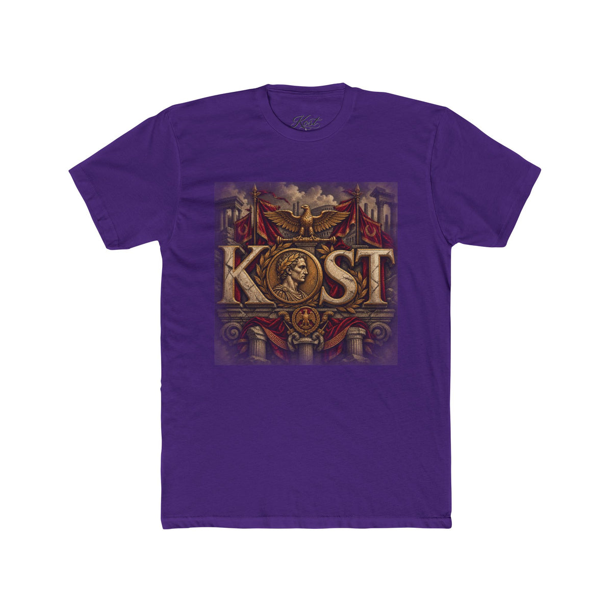 Kost Vintage Crest T‑Shirt — Retro Medieval Logo Tee