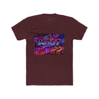 Retro Roller Disco Tee — “KOST” Neon Skate Graphic T-Shirt
