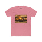 African Safari Sunset T-Shirt - Elephant & Acacia Silhouette Tee
