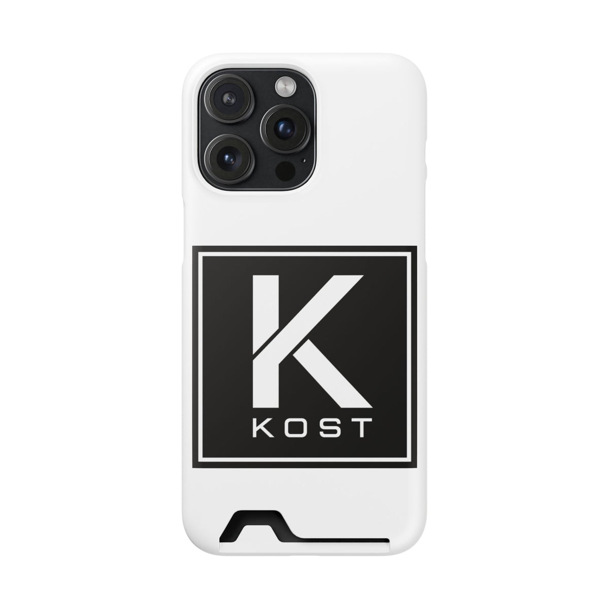 KOST Logo Phone Case with Card Holder