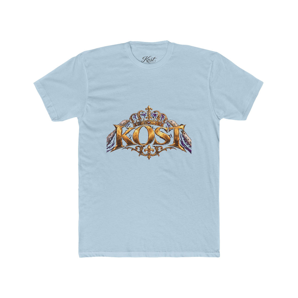 KOST Crown Logo T‑Shirt — Vintage Gold Crest Graphic Tee