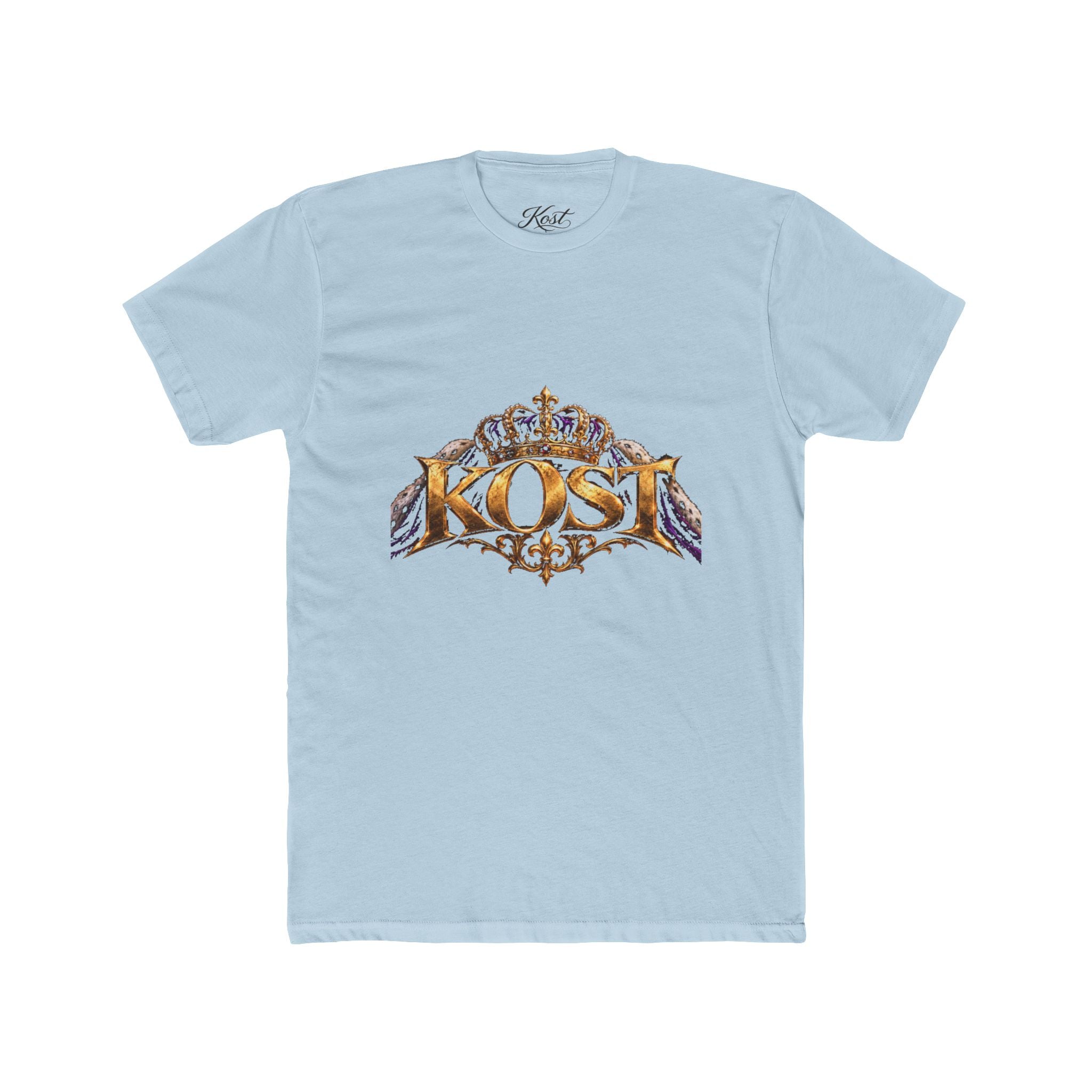 KOST Crown Logo T‑Shirt — Vintage Gold Crest Graphic Tee