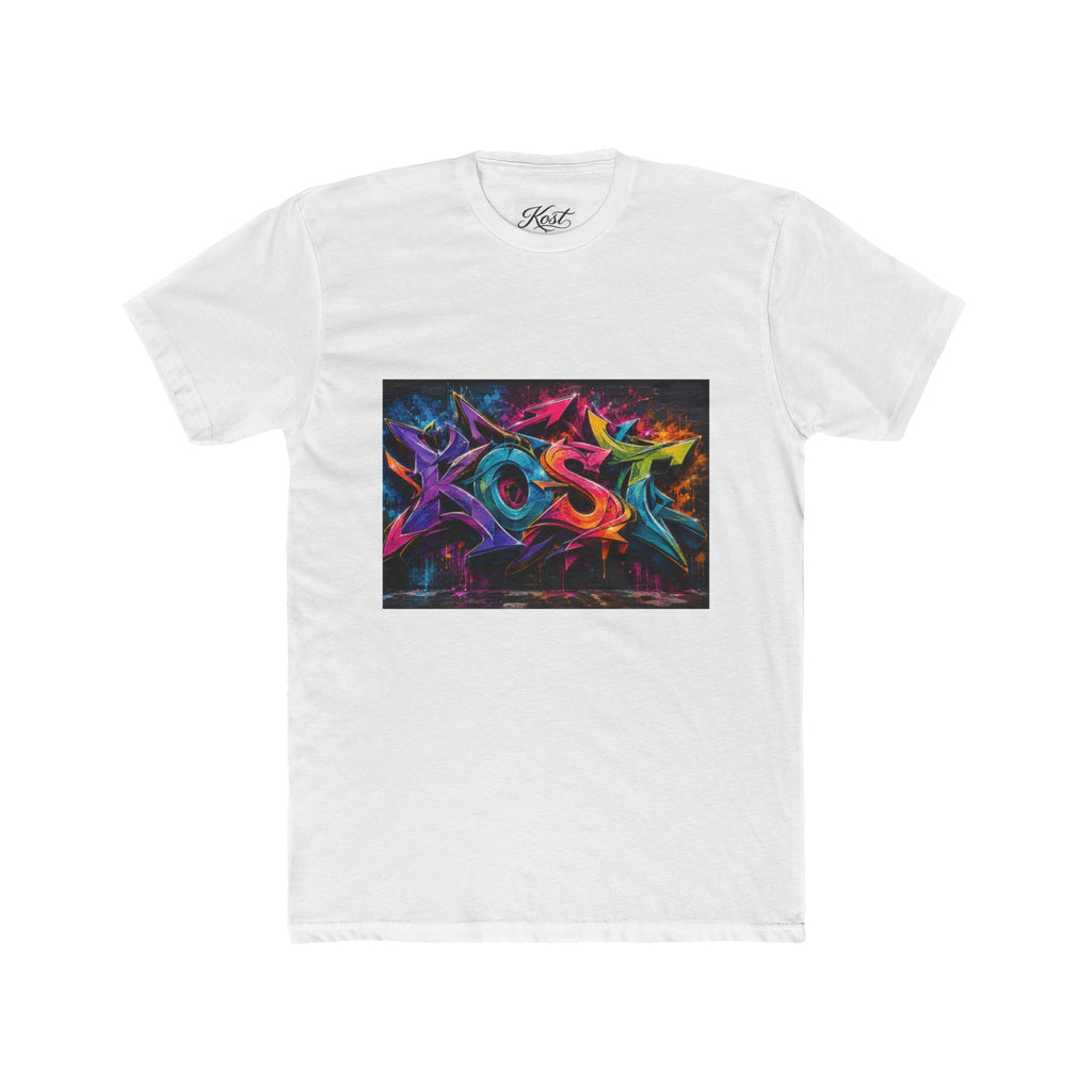 Abstract Neon Graffiti Tee