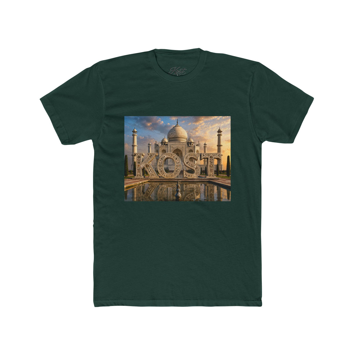 Taj Mahal Photo Tee — 'KOST' Scenic Sunset Graphic T-Shirt