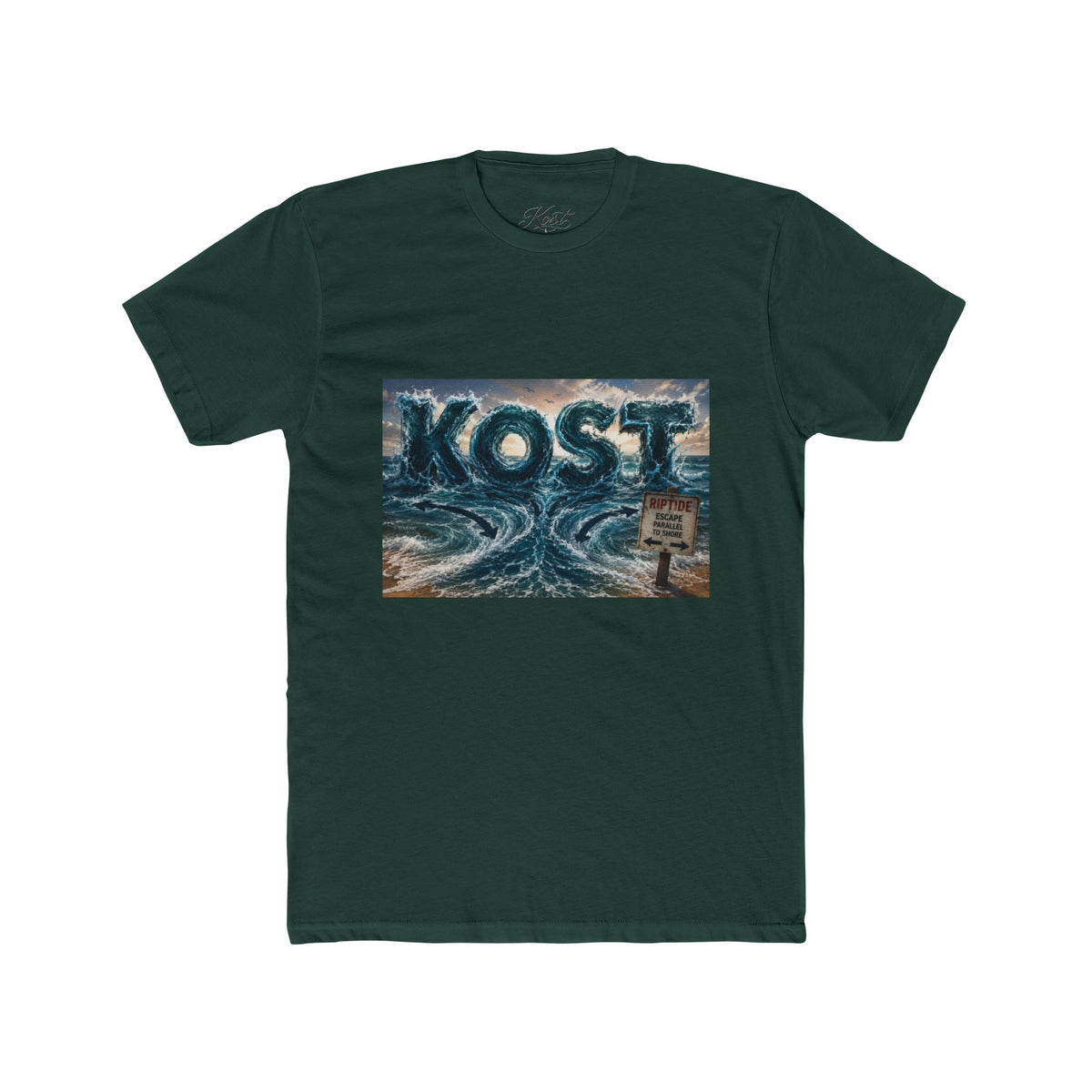 Kost Ocean Wave Graphic Tee — Surf-Inspired Vintage Coastal T-Shirt