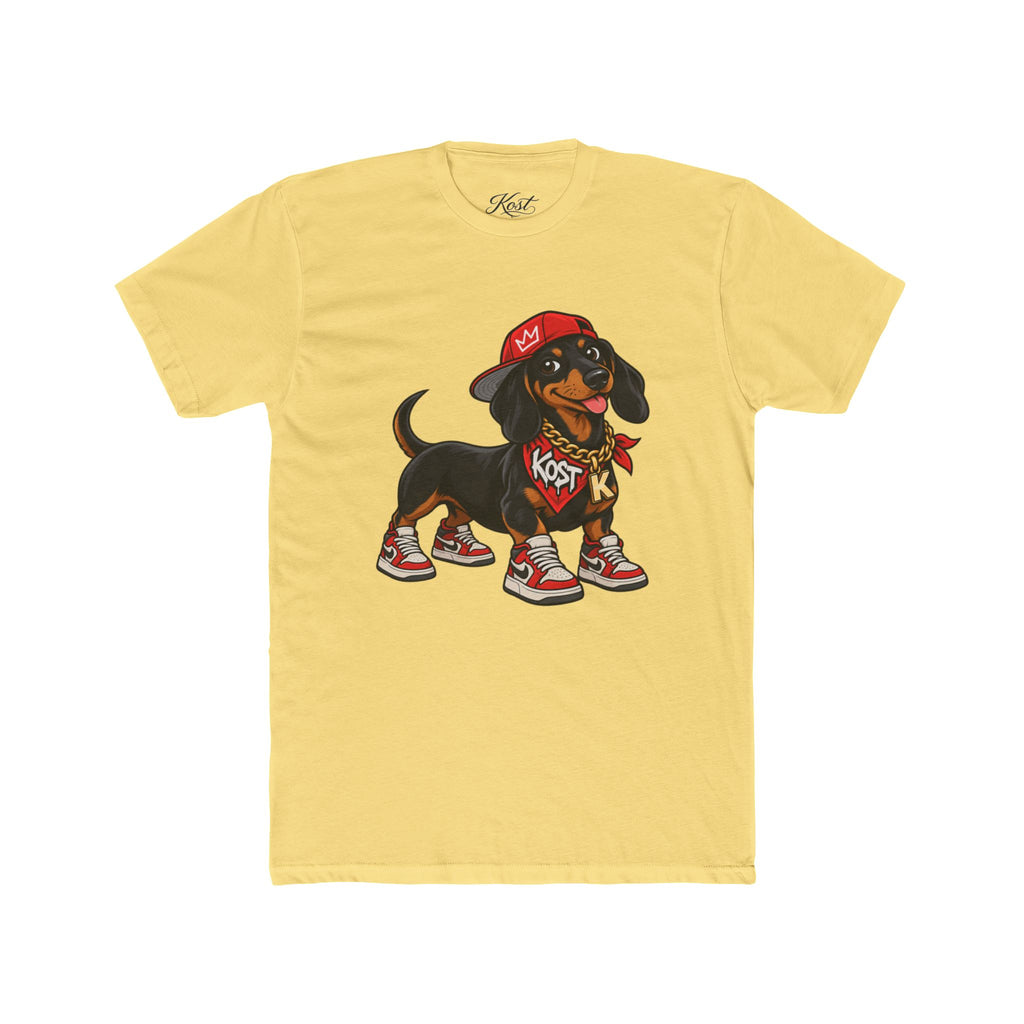 Dachshund Streetwear Tee — Cool K9 in Sneakers Graphic Shirt