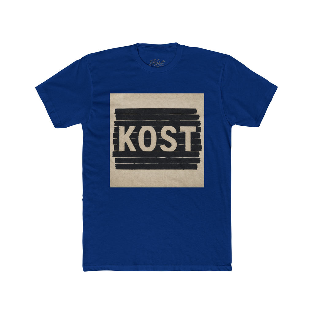 KOST Graphic Tee – Vintage Block Logo Cotton T‑Shirt
