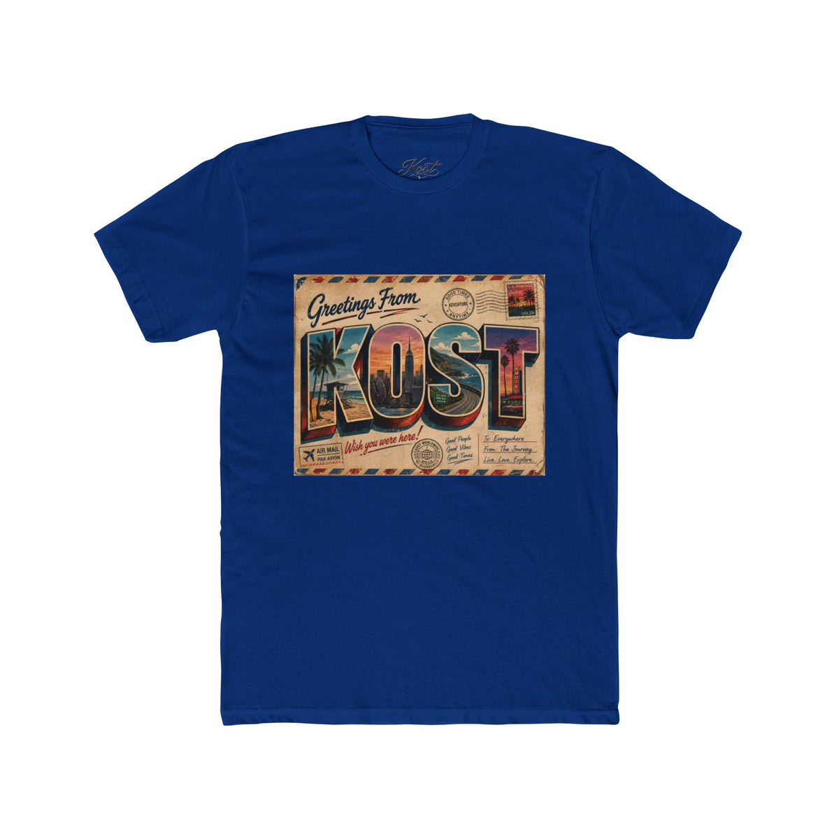 Greetings From KOST Vintage Postcard Tee