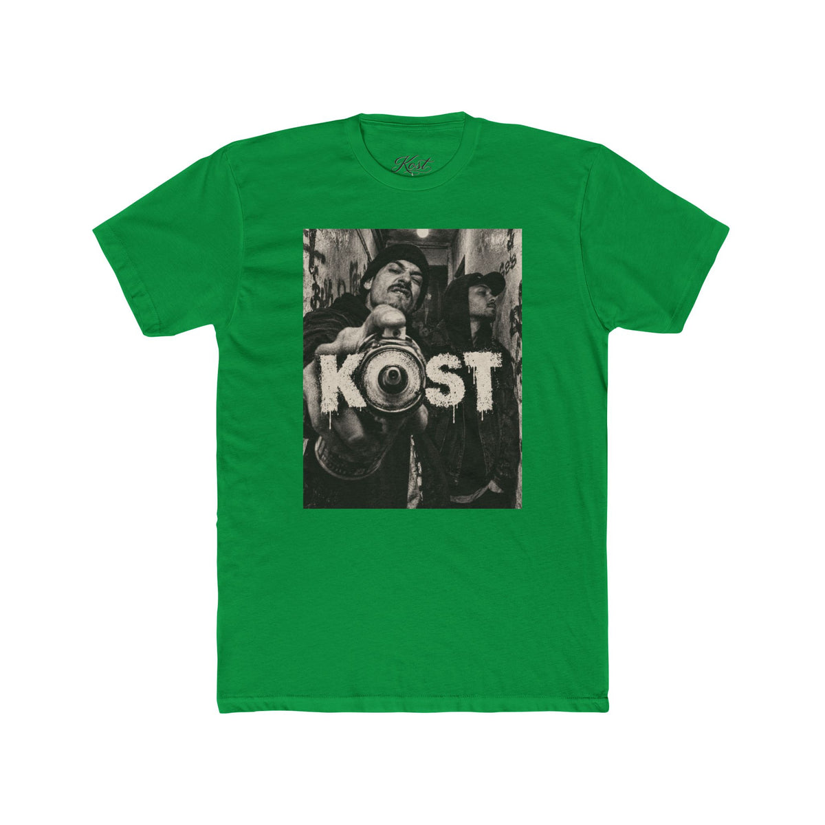KOST Street Photo Crew Tee — Vintage Megaphone Graphic