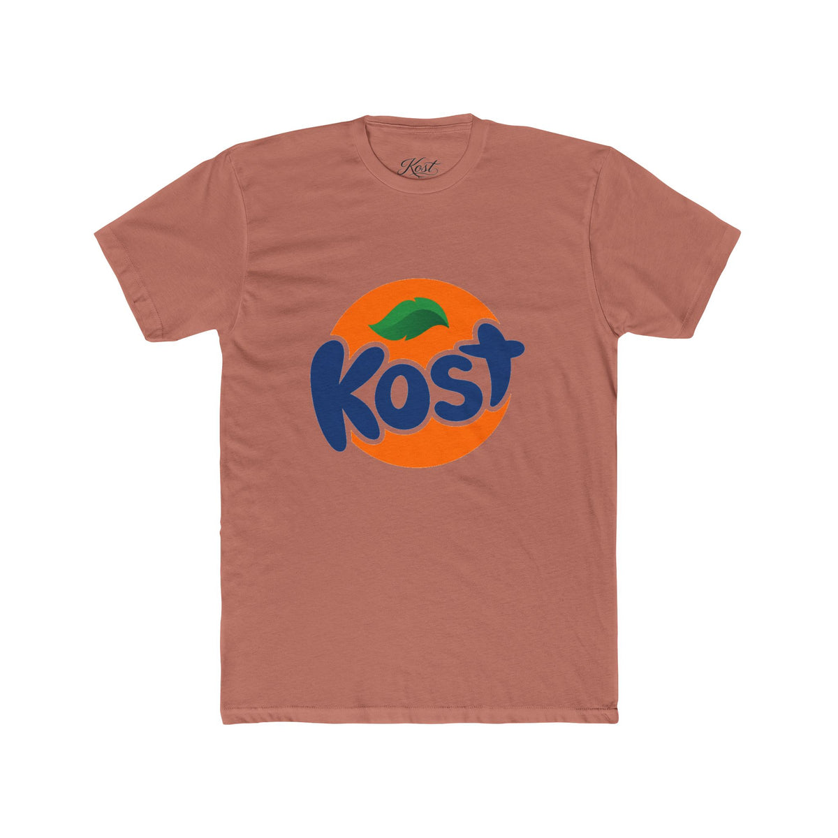Kost Orange Logo Tee — Retro Citrus Graphic T-Shirt