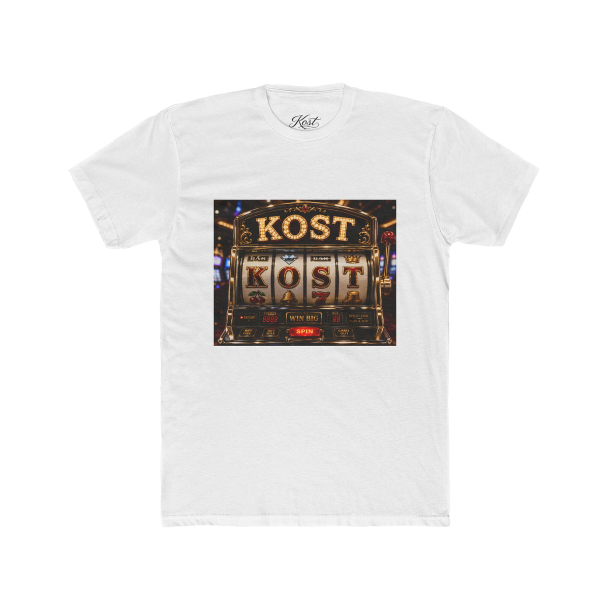 KOST Slot Machine Graphic Tee — Casino Retro Vintage Vegas Shirt