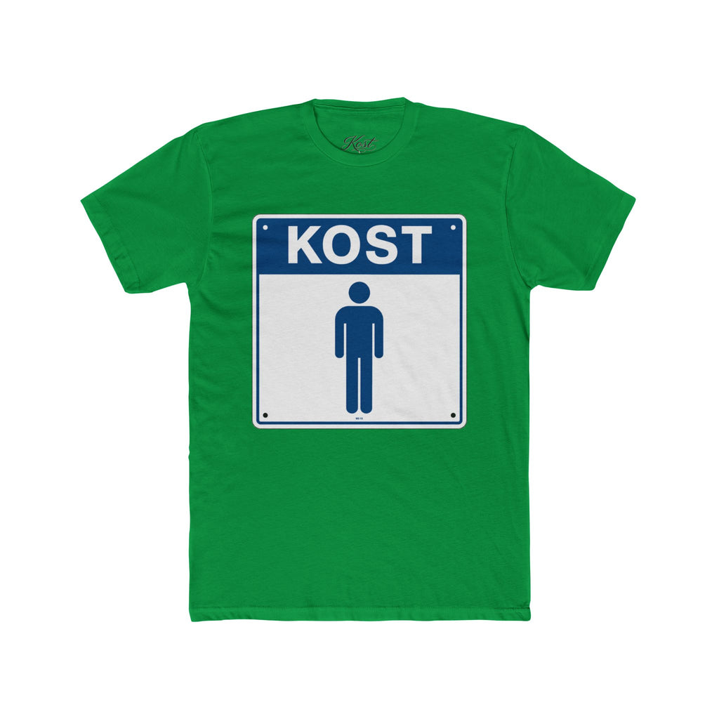KOST Street Sign T‑Shirt — Retro Blue Icon Tee