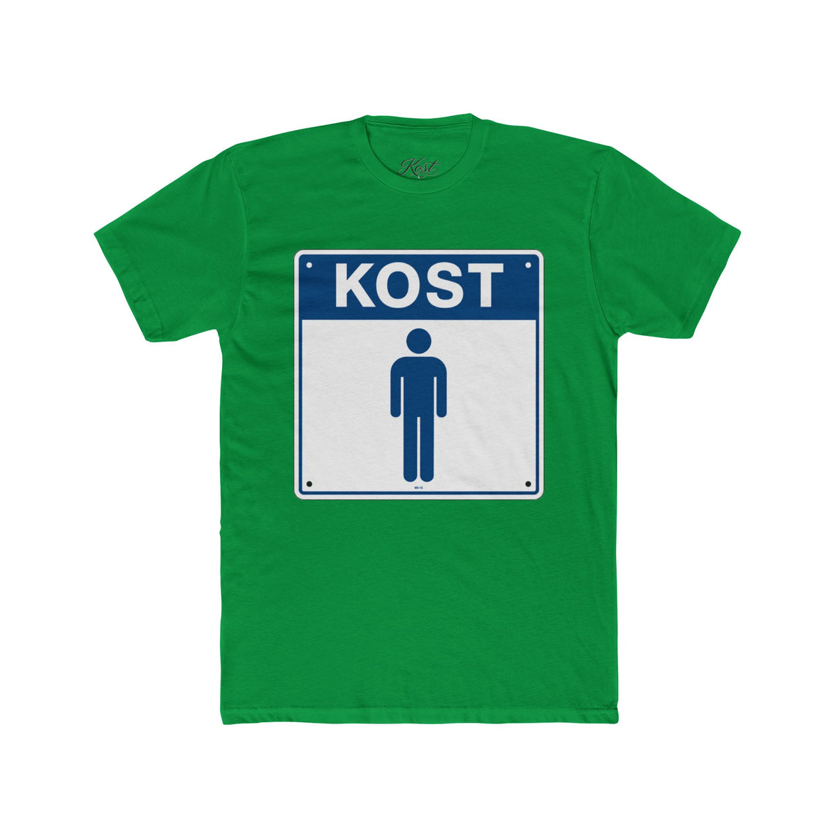 KOST Street Sign T‑Shirt — Retro Blue Icon Tee