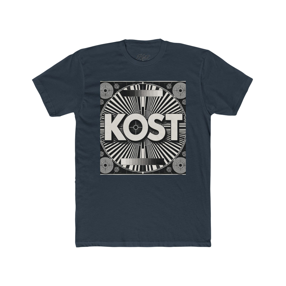 KOST Retro Test Pattern Tee — Vintage TV Signal Graphic T-Shirt