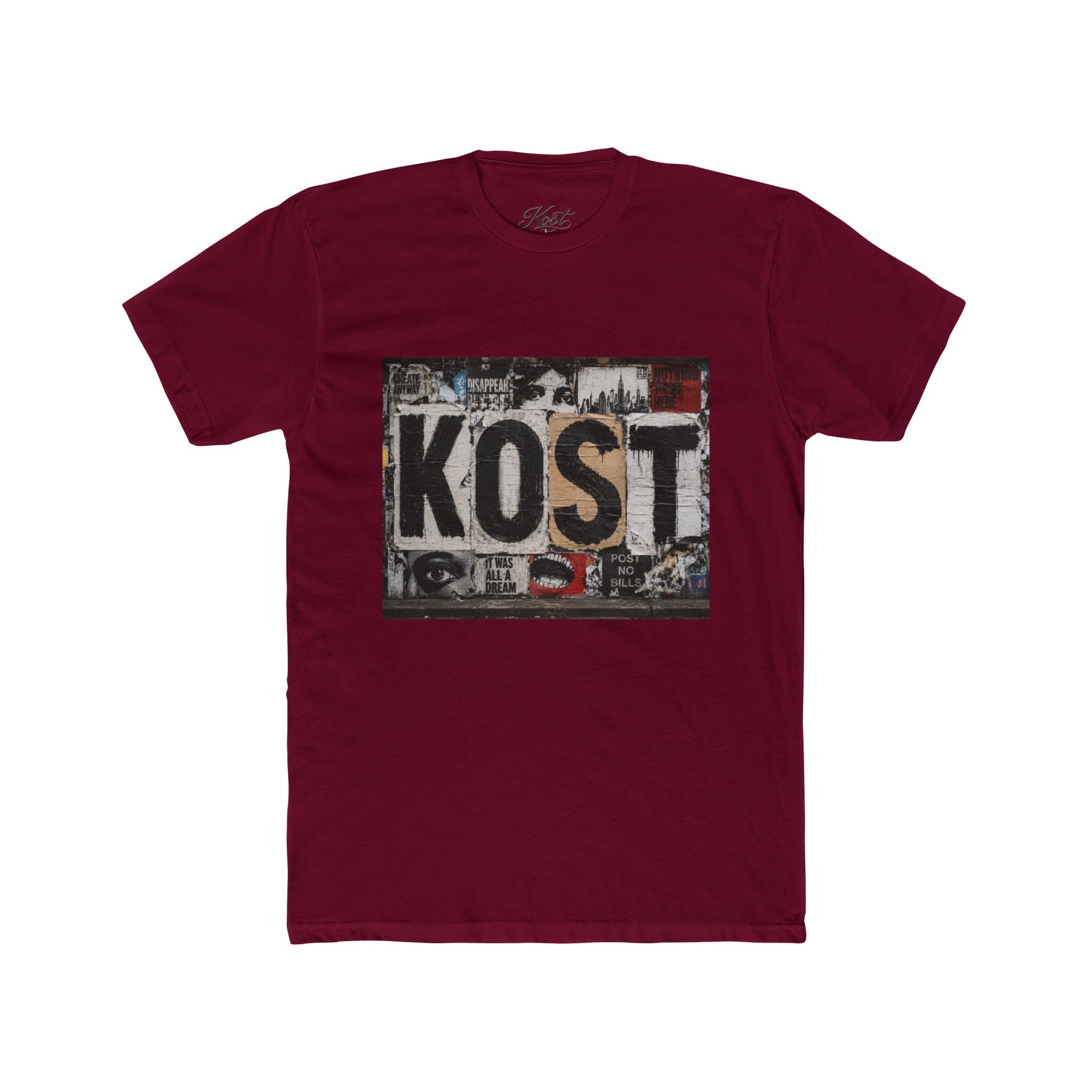 KOST Vintage Collage Tee — Retro Urban Graphic T‑Shirt
