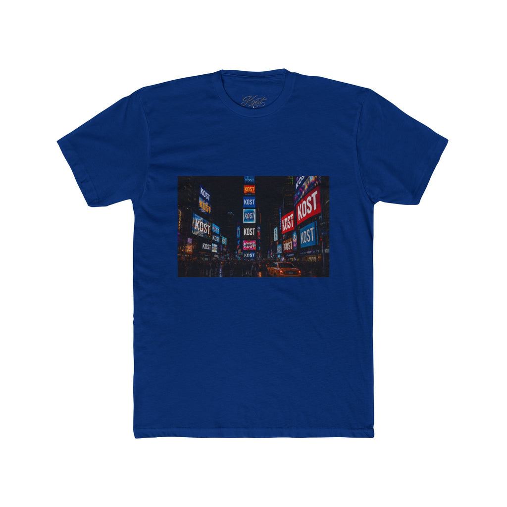 Neon City Lights T‑Shirt — Nighttime Urban Photo Tee
