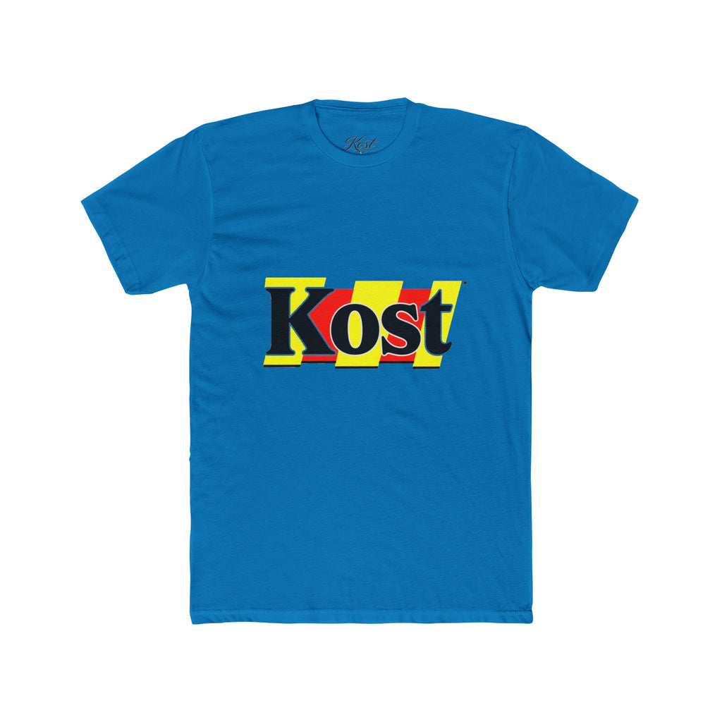 Kost Graphic Tee – Retro Yellow & Red Logo T-Shirt