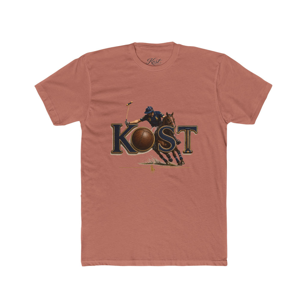 Polo Player 'KOST' Graphic Tee — Vintage Equestrian Polo Shirt