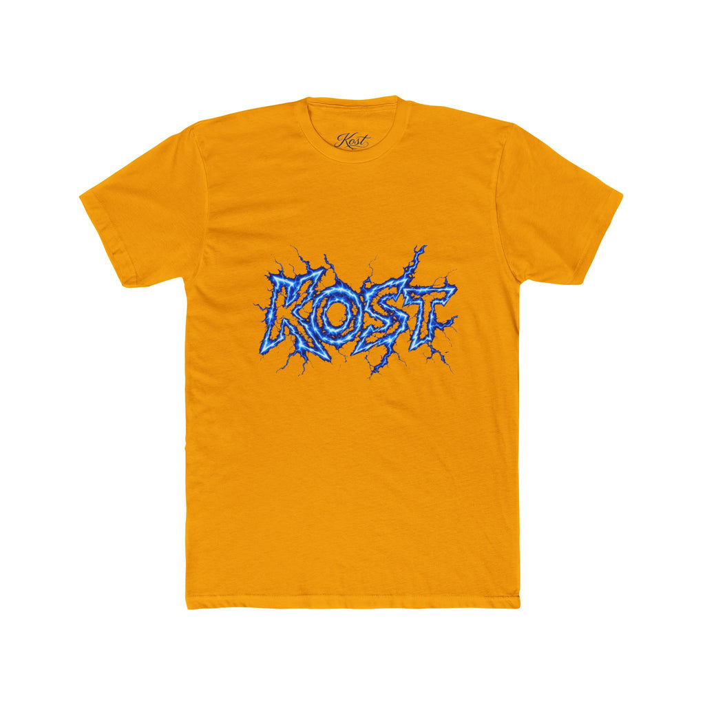 Kost Lightning Graphic Tee — Blue Electric Logo T-Shirt