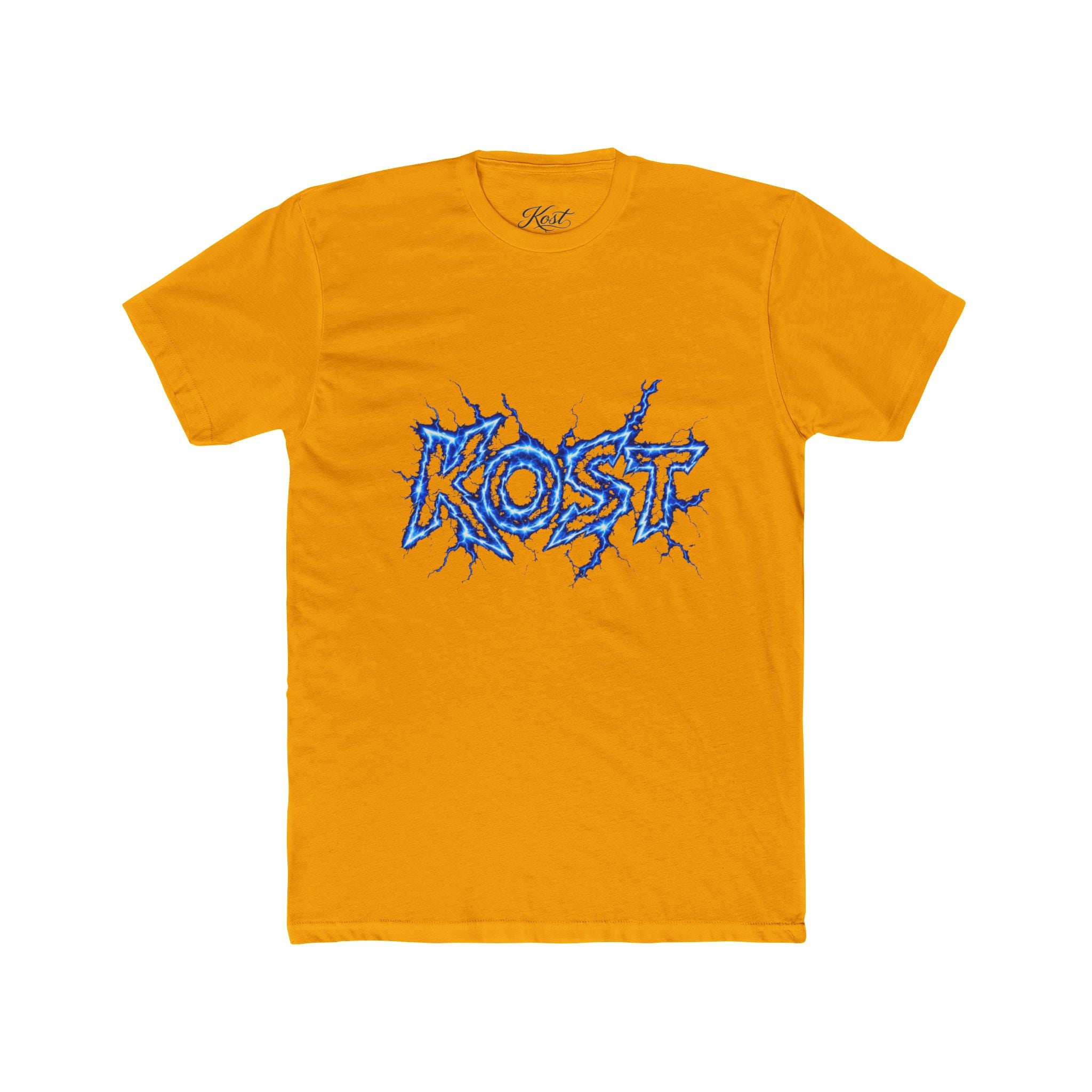 Kost Lightning Graphic Tee — Blue Electric Logo T-Shirt