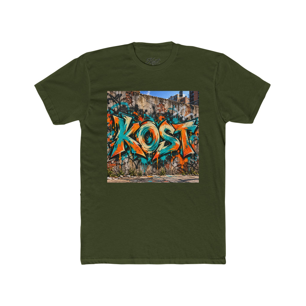 KOST Graffiti Street Art Tee — Urban Spray Paint Graphic T-Shirt