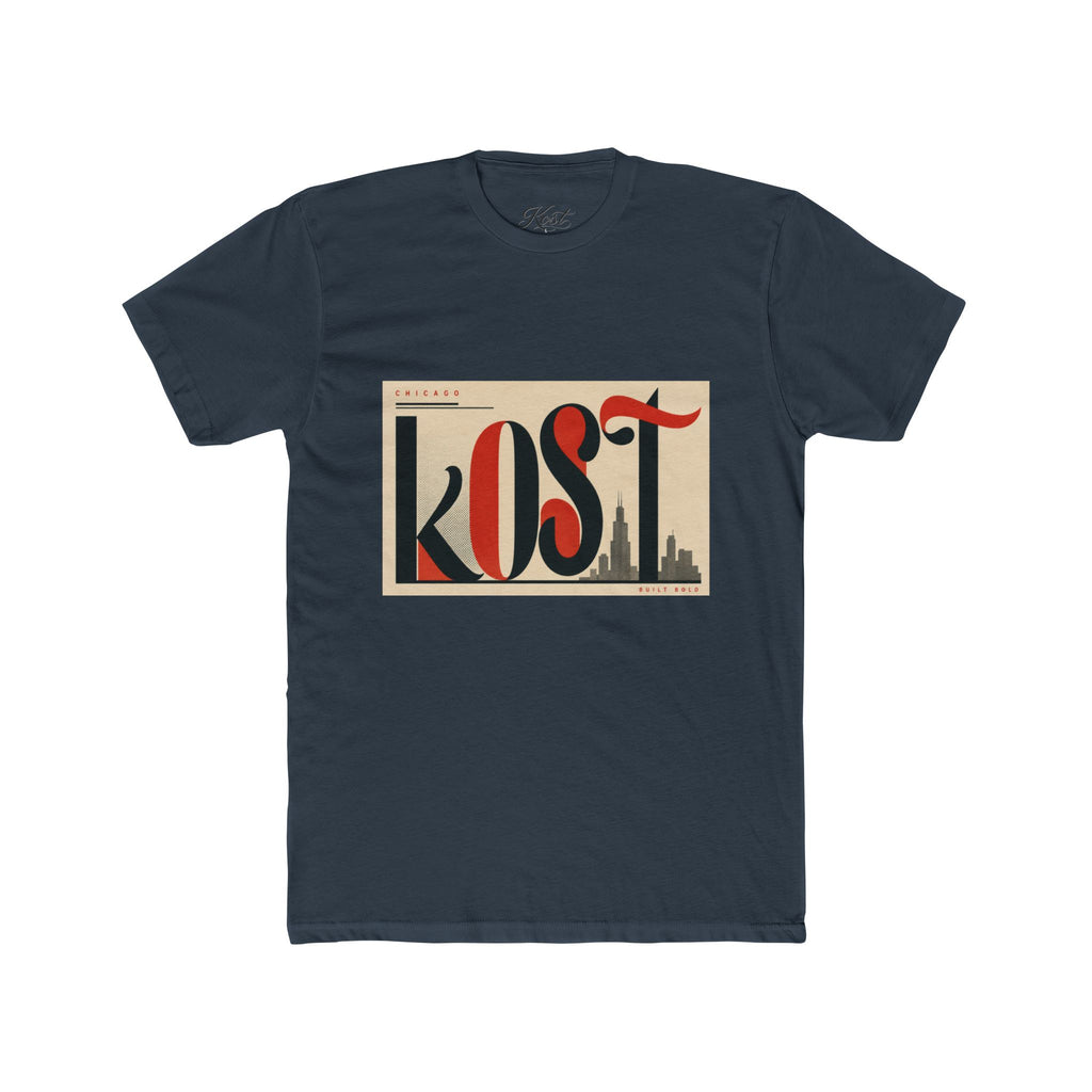 KOST Retro City Skyline Tee — Vintage Typography San Francisco Shirt