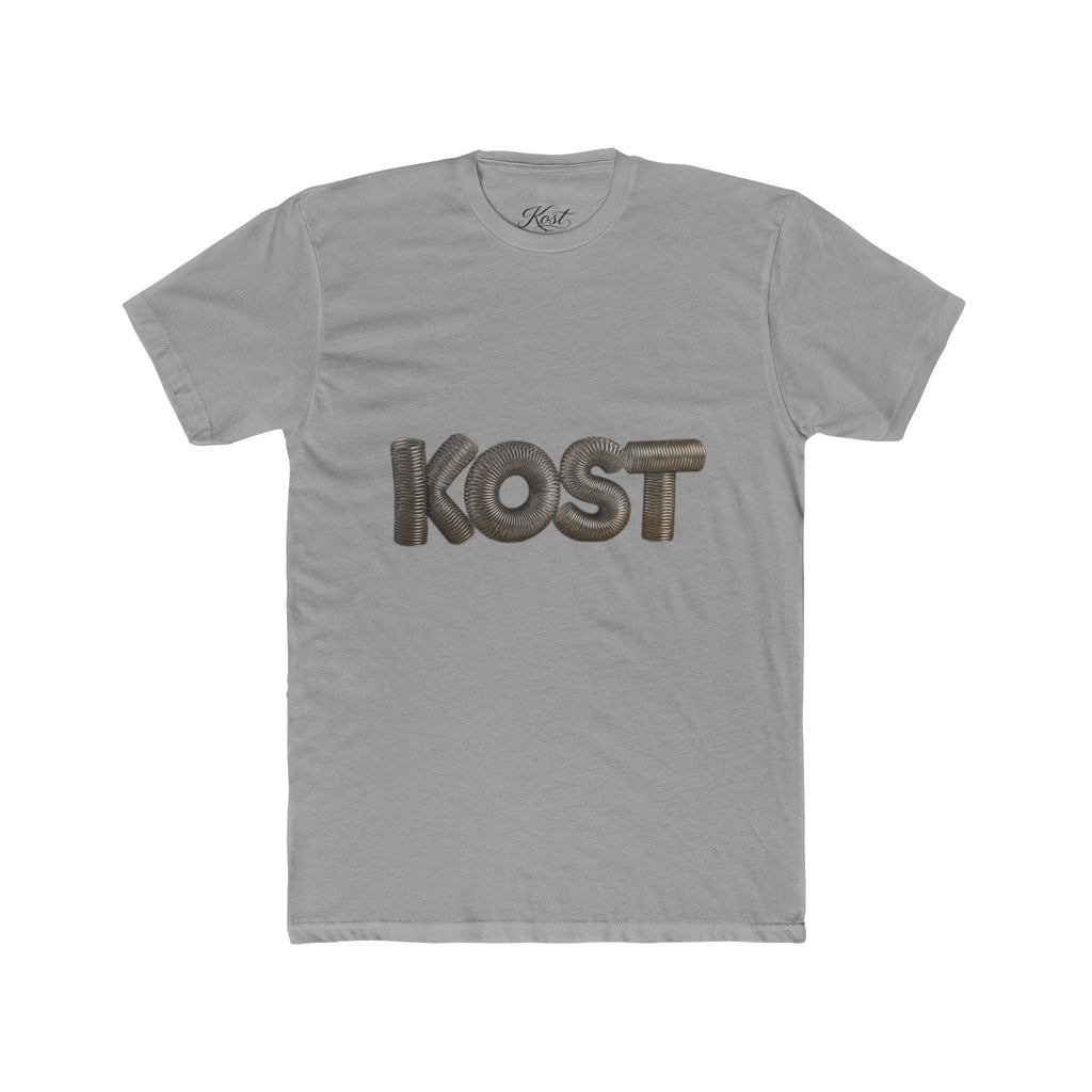 KOST Logo Tee — Retro 3D Lettering Cotton T‑Shirt