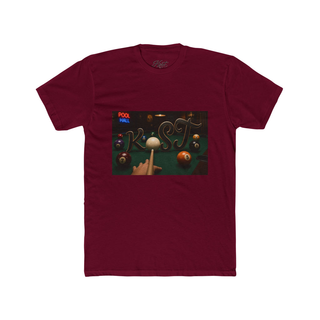 Pool Hall Vibes Tee — Retro Billiards Graphic T-Shirt