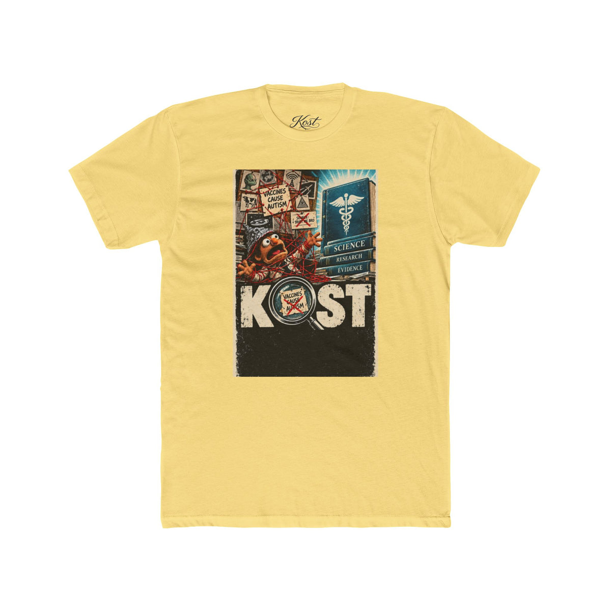 KOST Vintage Street Poster Tee — Retro Collage Graphic T-Shirt